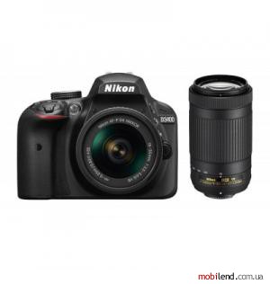 Nikon D3400 kit (18-55 70-300)