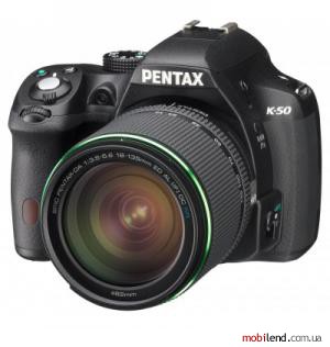 Pentax K-50 Kit (18-135mm DA WR) Black