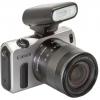 Canon EOS M kit (18-55mm) IS STM SpeedLite 90EX Silver