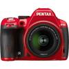 Pentax K-50 Kit (18-55mm DA L WR 50-200mm DA L WR) Red
