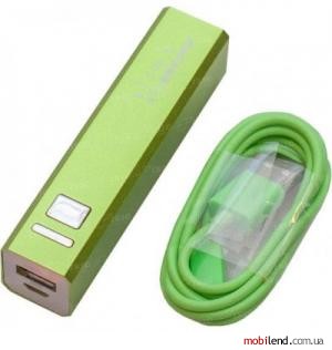 Soshine Portable power pack 2600mAh Slim green