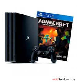 Sony PlayStation 4 Pro 1TB Black   Minecraft