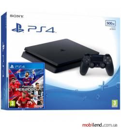 Sony Playstation 4 Slim 500GB   Pro Evolution Soccer 2020