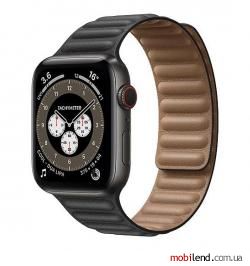 Apple Watch Edition Series 6 GPS   Cellular 44mm Space Black Titanium M/L Dark Gray Sport B. (MJ423 MY9M2)