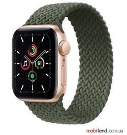 Apple Watch SE GPS 40mm Aluminum Case with Braided Solo Loop