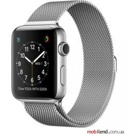 Apple Watch Series 2 42mm Stainless Steel Case with Milanese Loop Band (MNPU2)