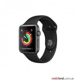 Apple Watch Series 3 GPS   Cellular 42mm Gray Aluminum c. w. Gray Sport b. (MTGT2)
