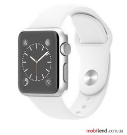 Apple Watch Sport 38mm Silver Aluminum Case with White Sport Band (MJ2T2)