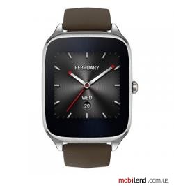ASUS ZenWatch 2 WI501Q Stainless Steel Silver/Taupe Rubber