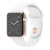 Apple Watch Edition 38mm 18-Karat Rose Gold Case with White Sport Band (MJ8P2)