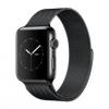 Apple Watch Series 2 42mm Space Black Stainless Steel Case with Space Black Milanese Loop Band (MNQ12)