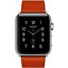 Apple Watch Series 2 Hermes 42mm Stainless Steel Case with Feu Epsom Single Tour Leather Band (MNQ22)