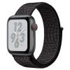 Apple Watch Series 4 Nike  GPS   LTE 40mm Space Gray Aluminium c. w. Black Nike Sport L. (MTXH2)