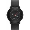 Pebble Time Round 20mm band (Black with Nero Black Leather)
