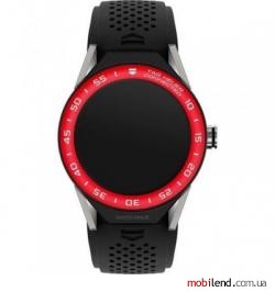 TAG Heuer Connected Modular 45 Black Rubber with Red Aluminium Bezel (SBF8A8015.11FT6076)