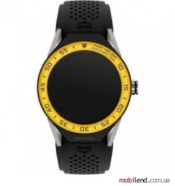 TAG Heuer Connected Modular 45 Black Rubber with Yellow Aluminium Bezel (SBF8A8017.11FT6076)