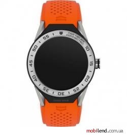 TAG Heuer Connected Modular 45 Orange rubber with Aluminium Bezel (SBF8A8014.11FT6081)
