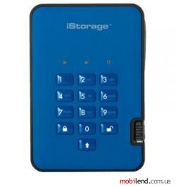 iStorage diskAshur2 SSD USB 3.1 8 TB Blue (IS-DA2-256-SSD-8000-BE)