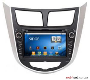 SIDGE Hyundai SOLARIS (2010-2014) Android 2.3