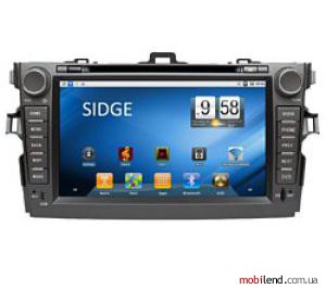 SIDGE Toyota COROLLA (2007-2013) Android 2.3