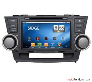 SIDGE Toyota HIGHLANDER Android 2.3