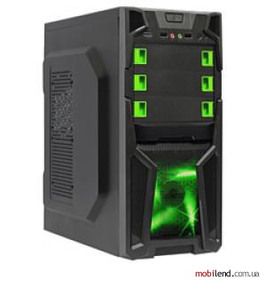 BoxIT 3401BG w/o PSU Black/green