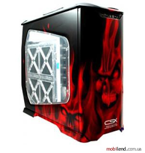 Cooler Master CSX Red Flaming Skulls Stacker (CX-830RDFM-01) w/o PSU