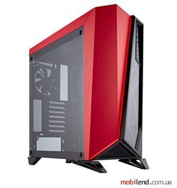 Corsair Carbide Series SPEC-OMEGA Tempered Glass Black/red