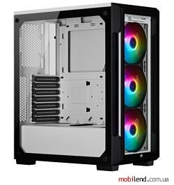 Corsair iCUE 220T RGB Tempered Glass White