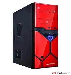 DeTech 8616DR 500W Black/red