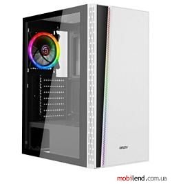 Ginzzu CL220 White FAN 12LED USB3.0 Window