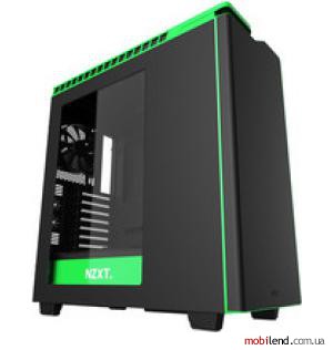 NZXT H440 Matte Black and Gloss Green (CA-H440W-M3)