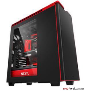 NZXT H440 Matte Black and Gloss Red (CA-H440W-M1)
