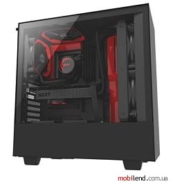 NZXT H500 Black/red