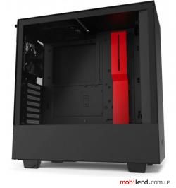 NZXT H510 Matte Black-Red (CA-H510B-BR)