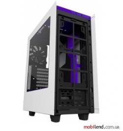 NZXT S340 White/Purple