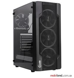 PowerCase Mistral X4 Mesh LED Black