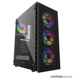 PowerCase Mistral Z4C Mesh LED Black