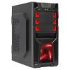 BoxIT 3401BR w/o PSU Black/red