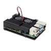Raspberry Pi 4B Metal Aluminum Case with Double Fans (RA503)