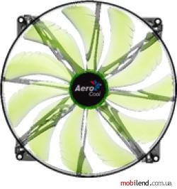 AeroCool Silent Master 200mm Green Led Fan