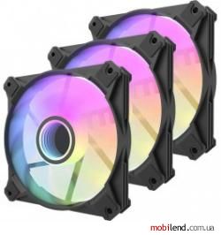DarkFlash Infinity 8 Halo ARGB Black 3-Pack