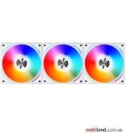 Lian Li UNI Fan AL120 ARGB 3-Pack with Controller White (UF-AL120-3W)