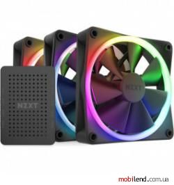 NZXT F120 RGB Triple Pack Black (RF-R12TF-B1)