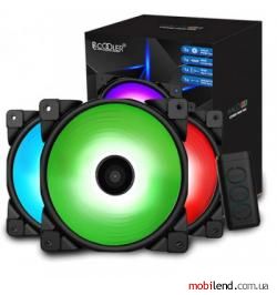PCCooler Halo 3-in-1 RGB Kit 3-Pack