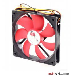 PrologiX 80x80x25 3pin Black/Red (DC 2428)