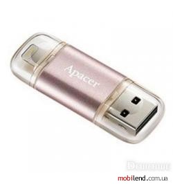 Apacer 32 GB AH190 Lightning Dual USB 3.1 Gold (AP32GAH190C-1)