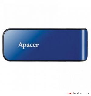Apacer 64 GB AH334 Blue USB 2.0 (AP64GAH334U-1)