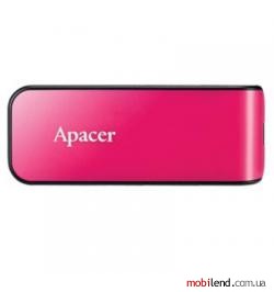 Apacer 8 GB AH334 Pink USB 2.0 (AP8GAH334P-1)