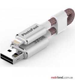 PhotoFast 32 GB MemoriesCable GEN3 USB/Lightning Silver (MCG3U3R32GB)